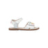 Sandali bianchi da bambina con fiorellini Lumberjack Pami, Scarpe Bambini, SKU k285000420, Immagine 0